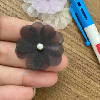 set 20 HOA VOAN 3D size 3cm