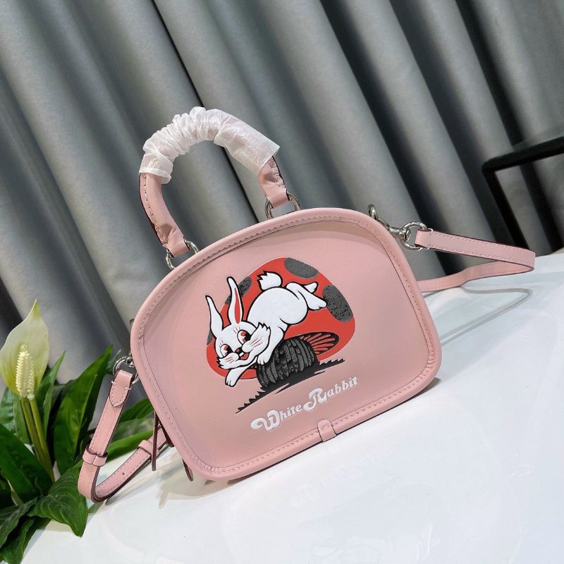 Túi Coach Ladies Pink Rabbit Shoulder