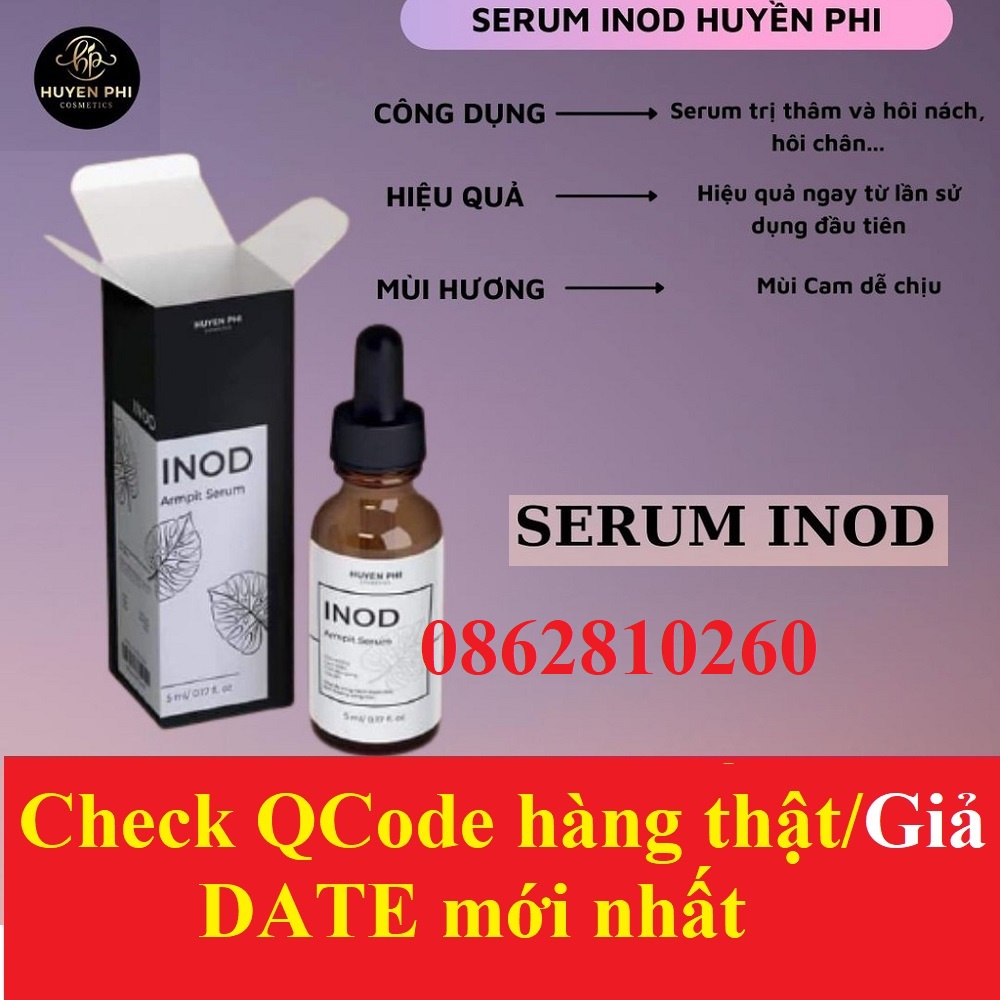 Serum hôi nách INOD Huyền Phi khử hôi nách hôi chân hết thâm sáng da