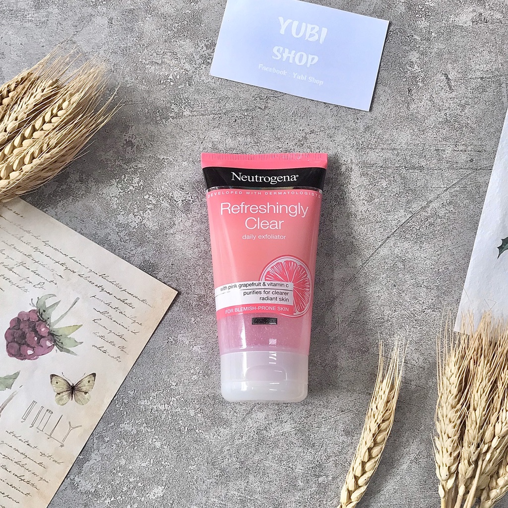 Sữa Rữa Mặt Ngăn Ngừa Mụn Tinh Chất Bưởi Chùm - Chính Hãng Pháp - Neutrogena - Visibly Clear Pink Grapefruit - 150ml NVC