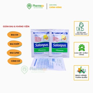Miếng dán/gel giảm đau nhức salonpas tức thì của mỹ