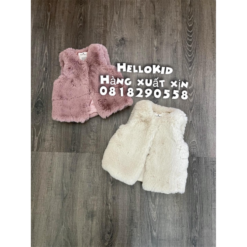A903-Áo gile lông MTL Uk bé gái