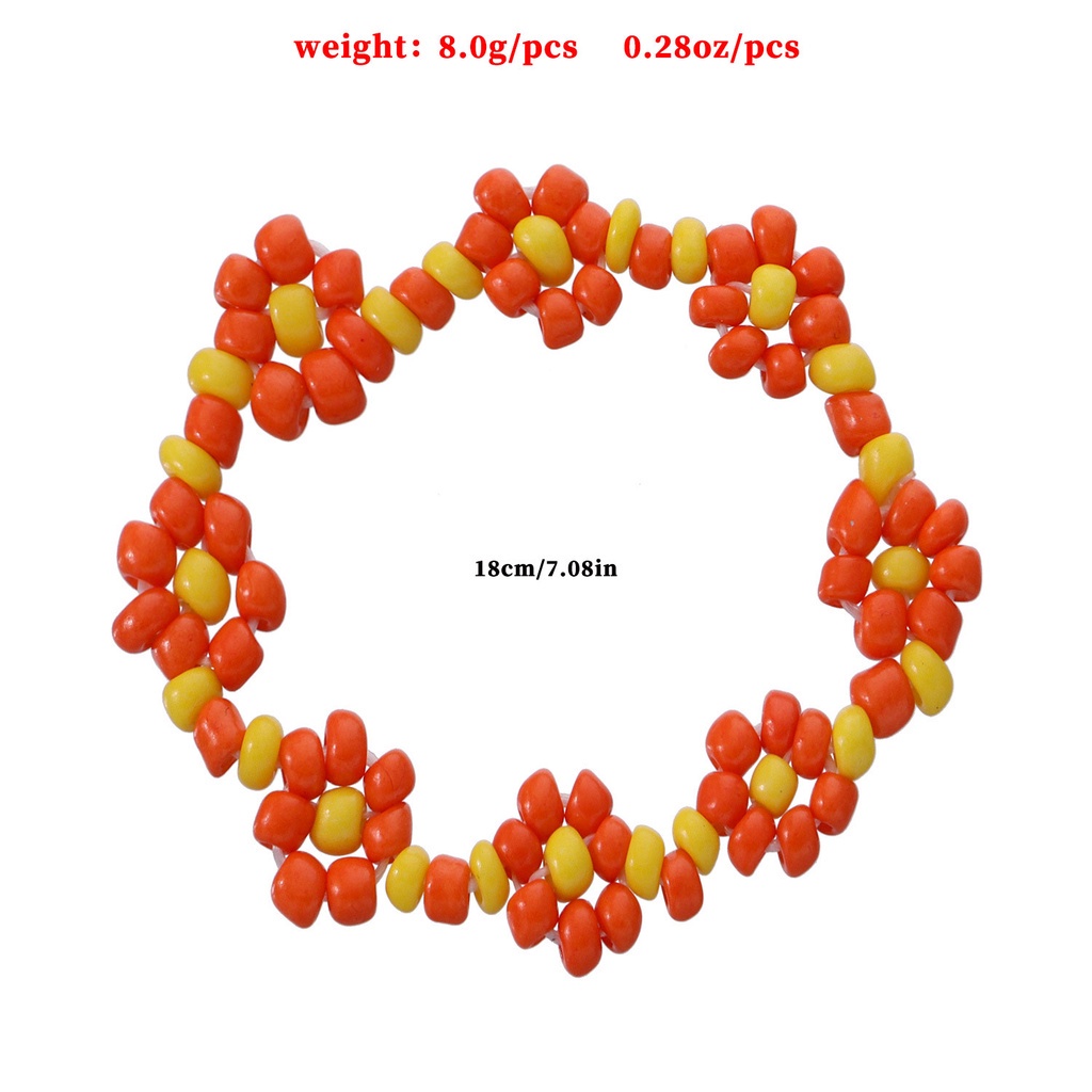 Vòng Đeo Tay Dây Thun Nhiều Màu Phong Cách Retro