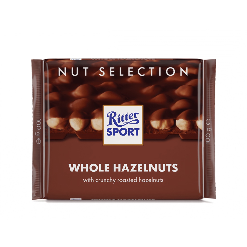 Kẹo Socola Có Nhân Ritter Sport Nut Selection - Thanh 100g