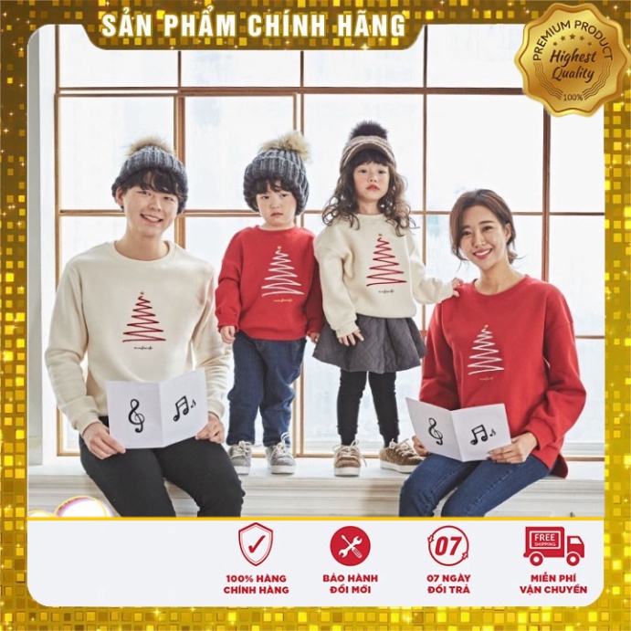 🍎🎄🍎 ÁO NỈ BÔNG SWEATER CÂY THÔNG NOEL, ÁO NỈ ĐÔI LOẠI 1 ĐỦ MÀU ĐỦ SIZE