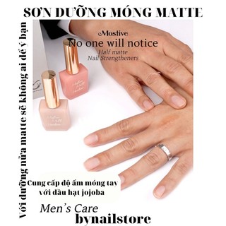 [Mostive] Sơn dưỡng cứng móng haft matte cao cấp Hàn Quốc (1pcs)