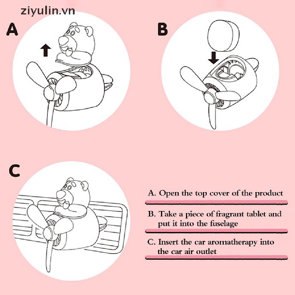 Kẹp Thông Gió Xe Hơi ziyulin Sanrios Cinnamoroll Purin Kitty Anime Kawaii