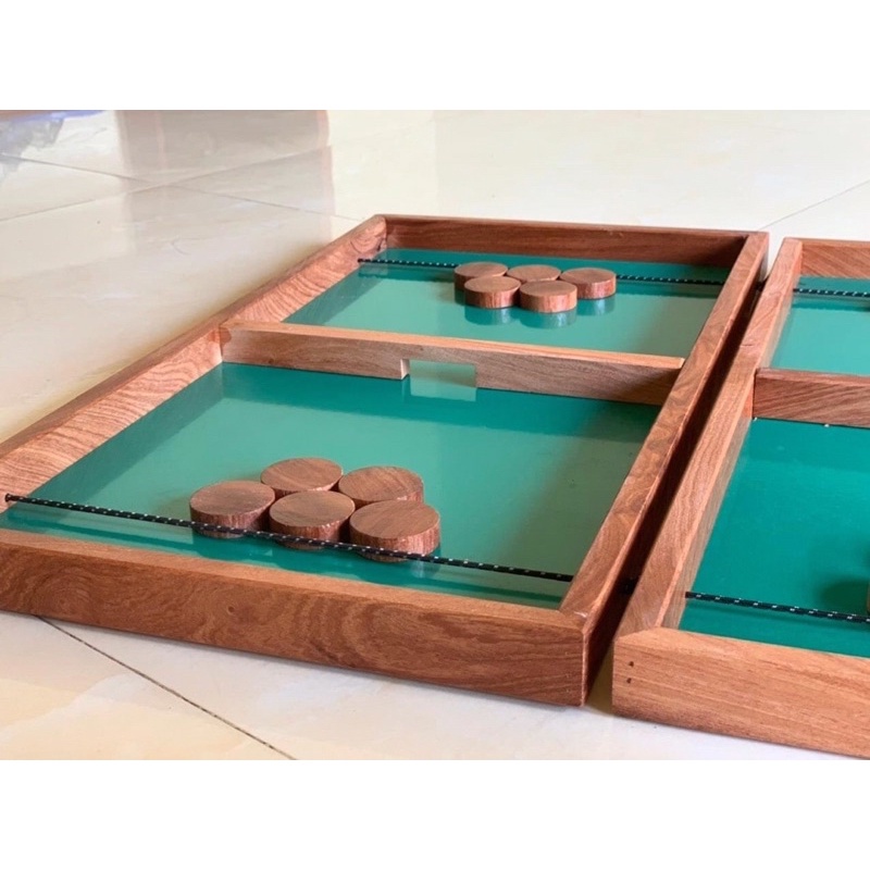 Bộ đồ chơi cờ búng đối kháng giải trí cho trẻ em bằng gỗ