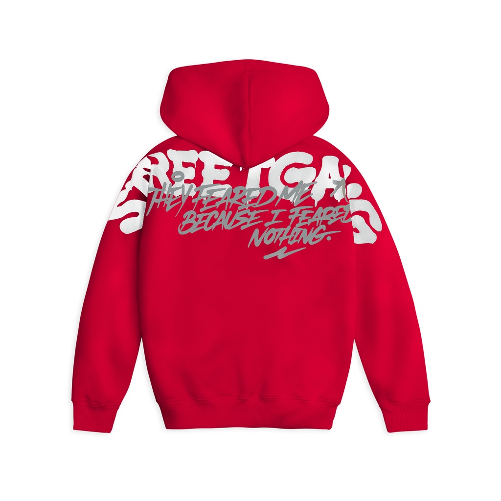 Drip Logo Hoodie - Đỏ- Street Gang