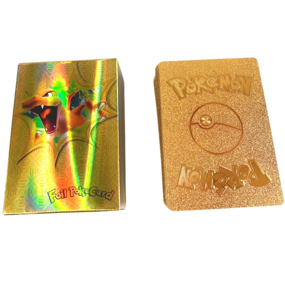 Bộ Thẻ Bài Chơi Pokemon 27 Thẻ Mạ Vàng Chơi Đối Kháng New Đẹp Cao Cấp (Mẫu mới nhất)