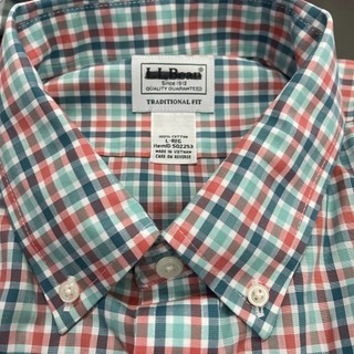 Áo somi nam big size xuất dư xịn L.L.B.e.a.n thanh niên và trung niên big size9 từ 80 kí trở lên)