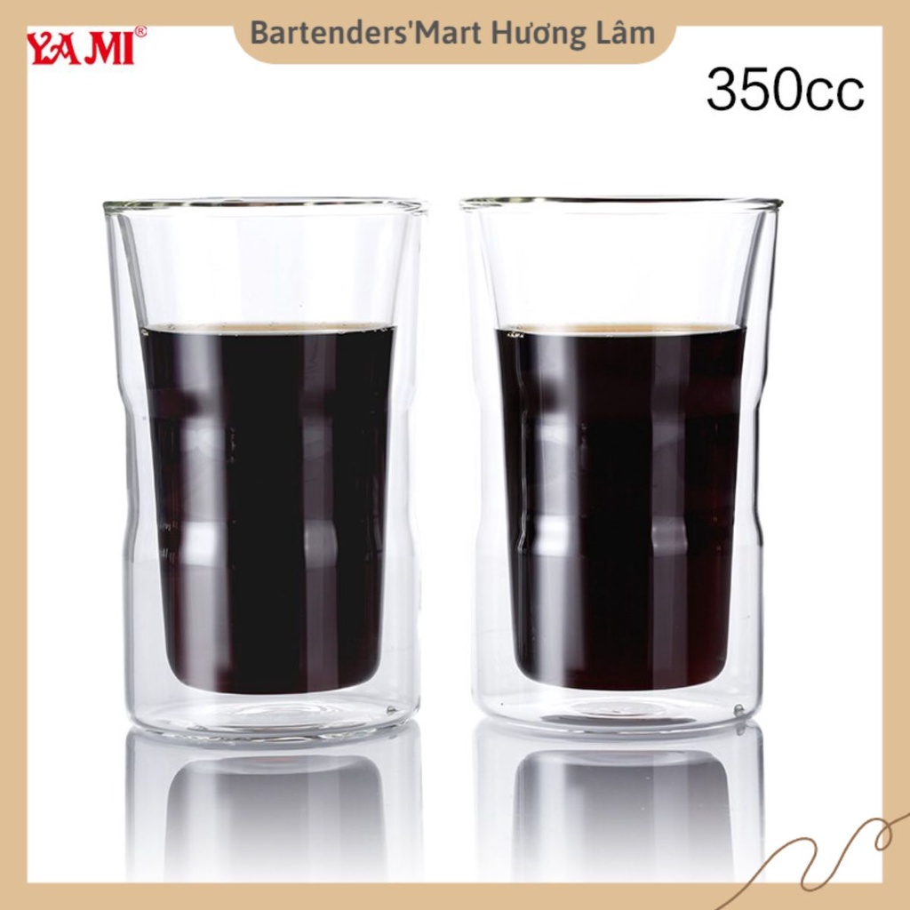 Ly thủy tinh Double Wall Glass 350cc ( 1 cái)