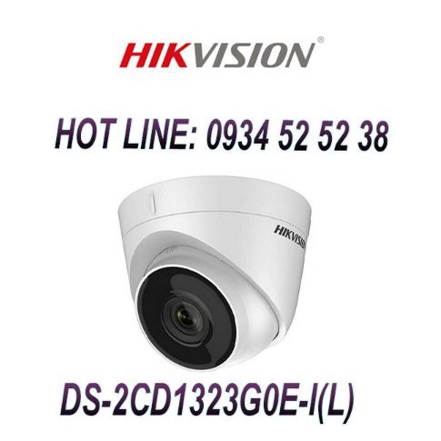 Camera IP HIKVISION DS-2CD1323G0E-I(L) POE  Dome hồng ngoại 2.0 Megapixel, hàng chính hãng