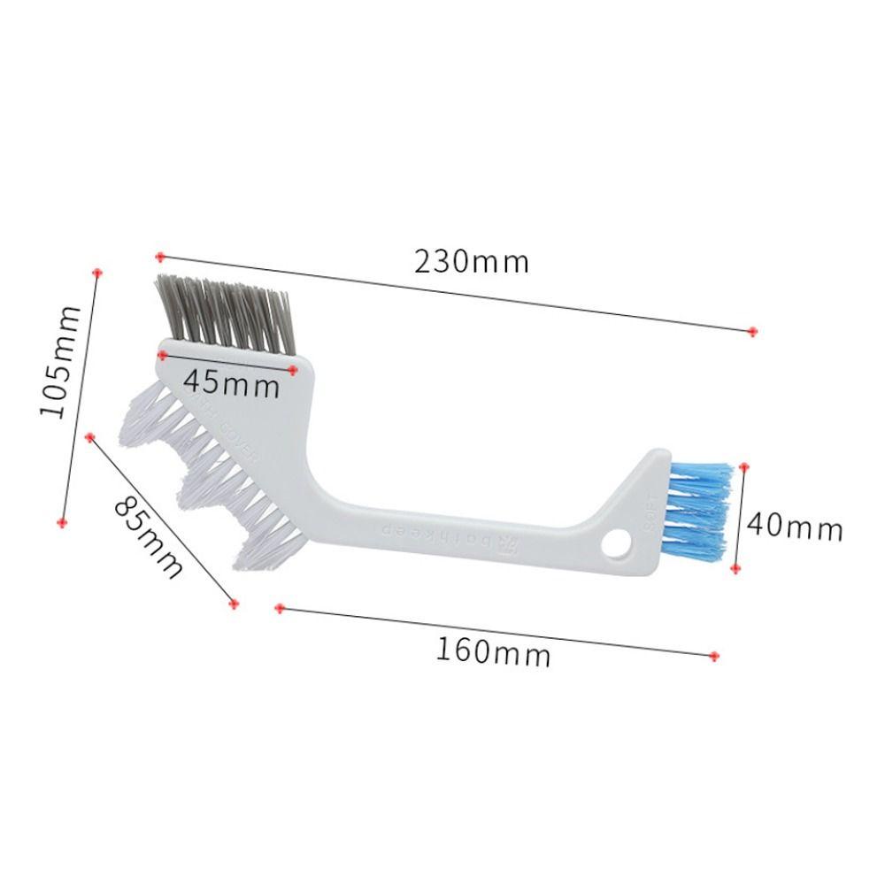 Bàn Chải Vệ Sinh Đường Viền Góc Bồn Rửa Chén / Toilet Cầm Tay Siêu Bền Tiện Dụng