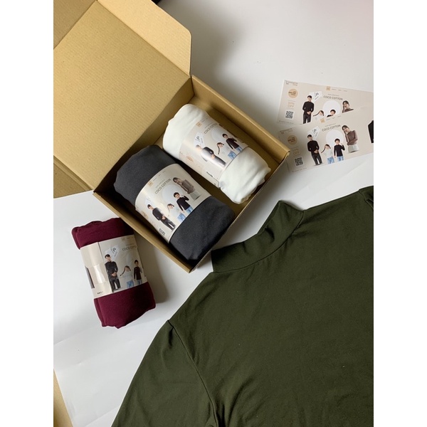 Áo giữ nhiệt nam dài tay thu đông COCOCOTTON CC15