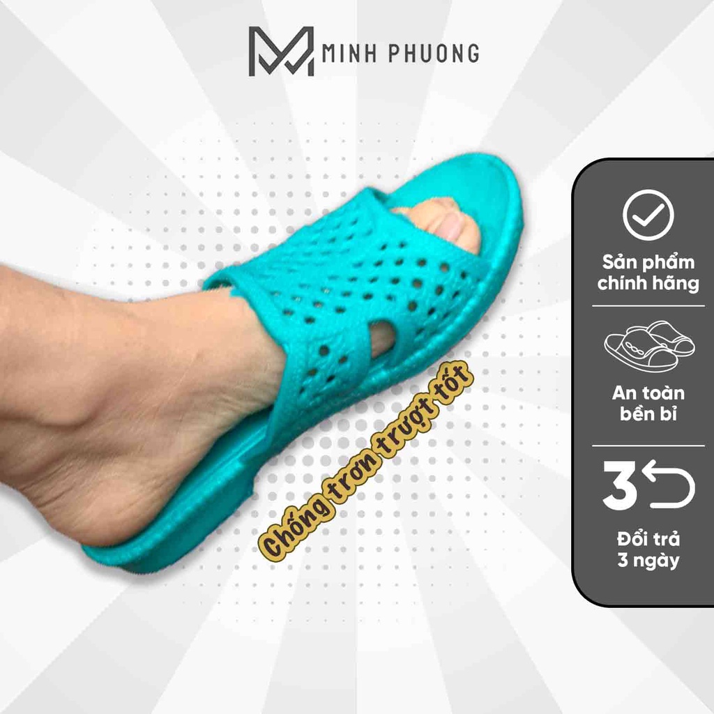 Déo tổ ông nhiều màu dày xịn  tại xưởng, dép nhựa mang trong nhà