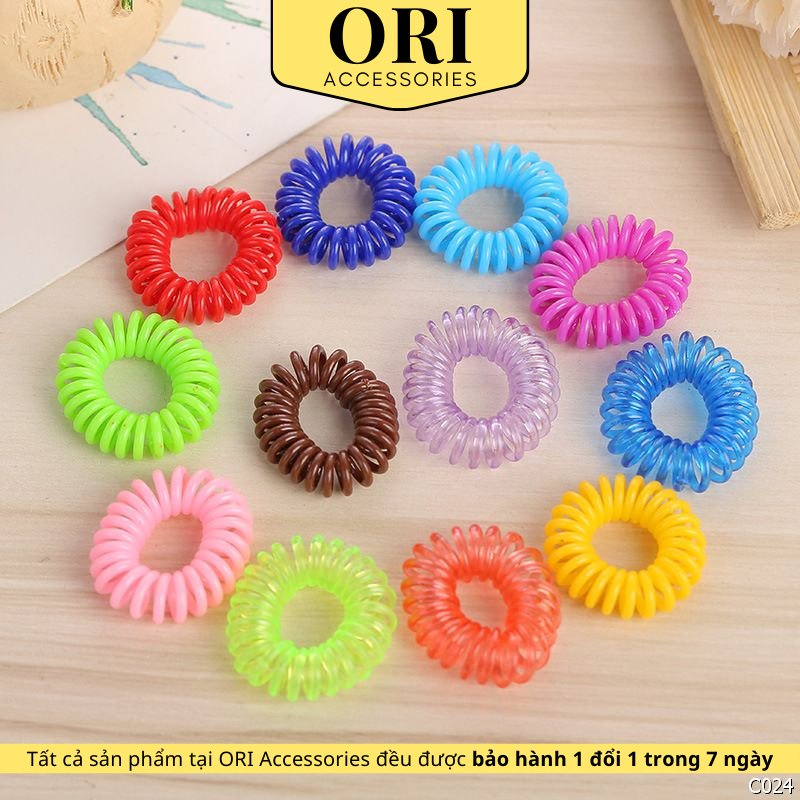 Cột tóc nữ lò xo nhiều màu ORI ACCESSORIES C024