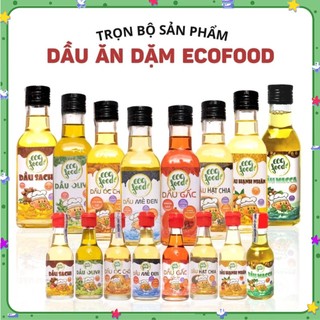 Trọn bộ Dầu ăn dặm cho bé Ecofood cho trẻ trên 6 tháng tuổi tăng chiều cao,bổ não cho bé