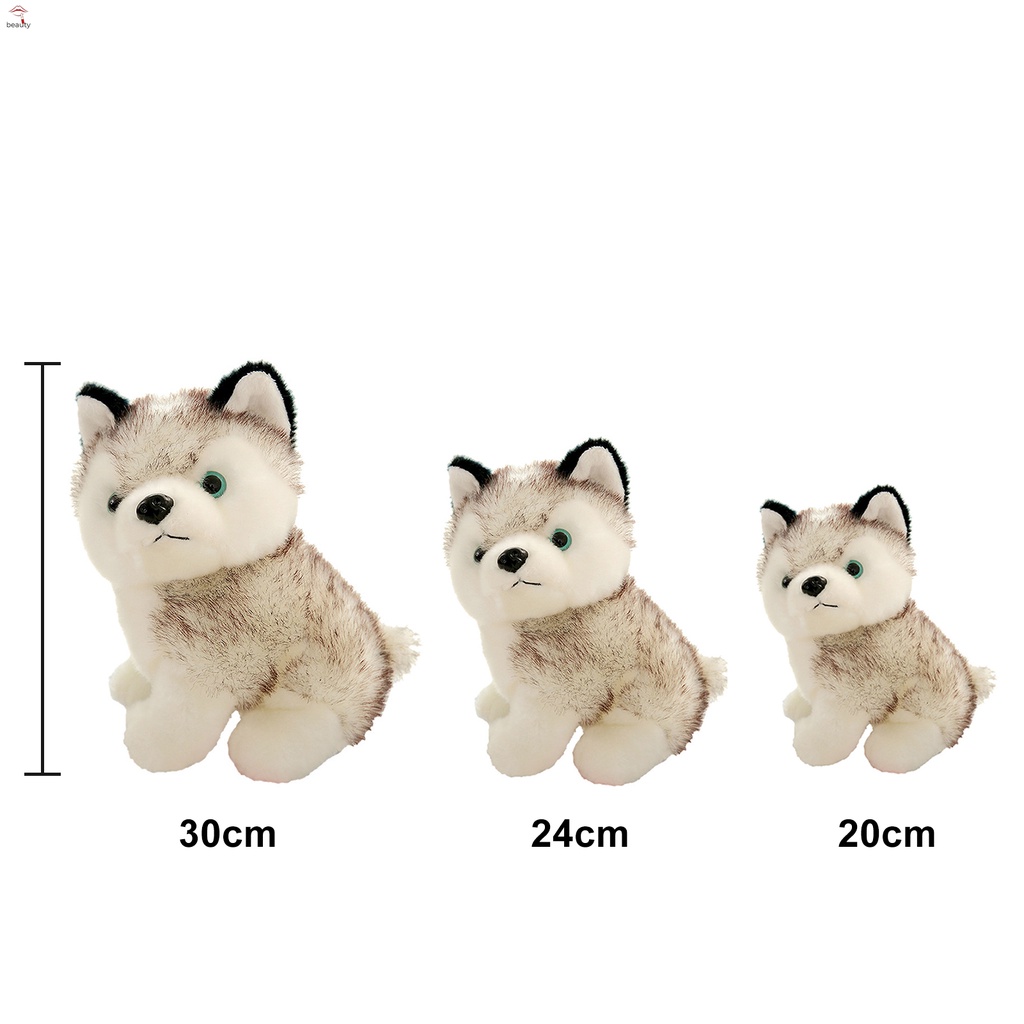 Thú Nhồi Bông Hình Con Chó 3 Chiều Cao 20 / 24 / 30cm Dễ Thương