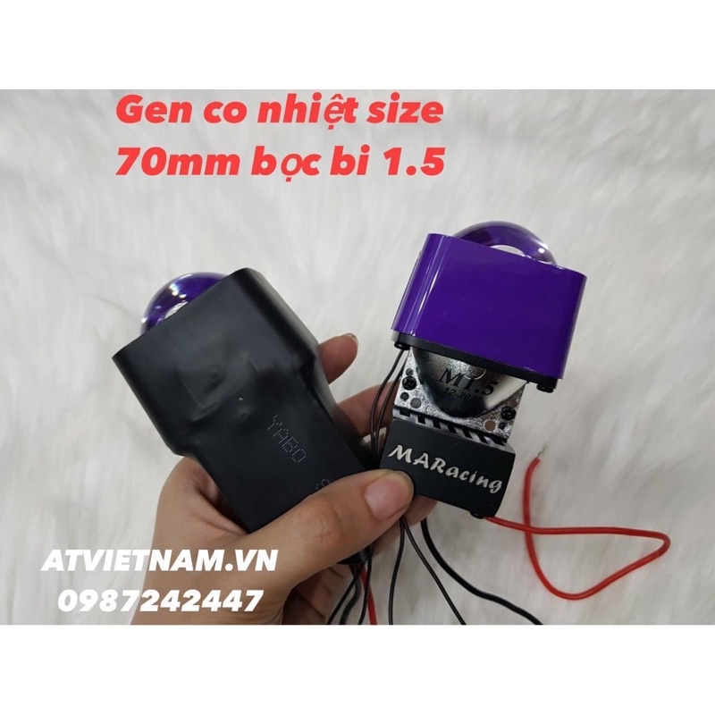 Gen co nhiệt size 70mm dùng bọc bi cầu 1.5mm