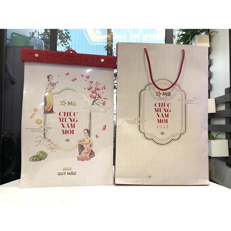 Lịch ngân hàng 2023, lịch bloc lịch bàn ngân hàng 2023 siêu dày dặn, bóng đẹp