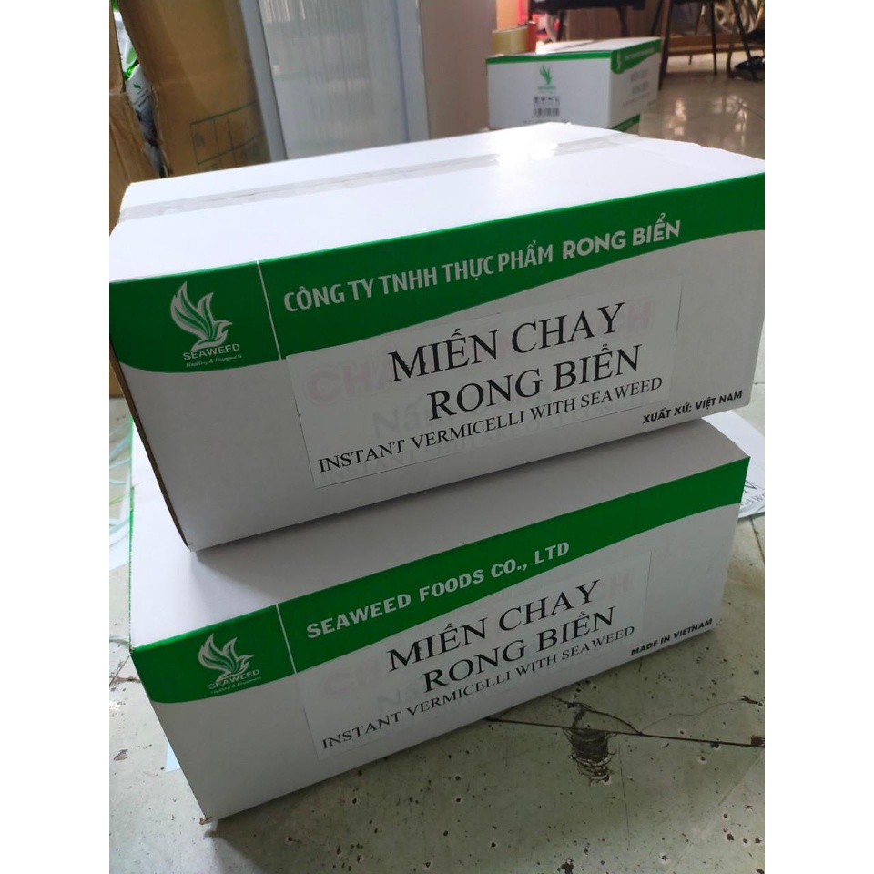 Miến chay rong biển nấm SEAWEED thùng 30 gói