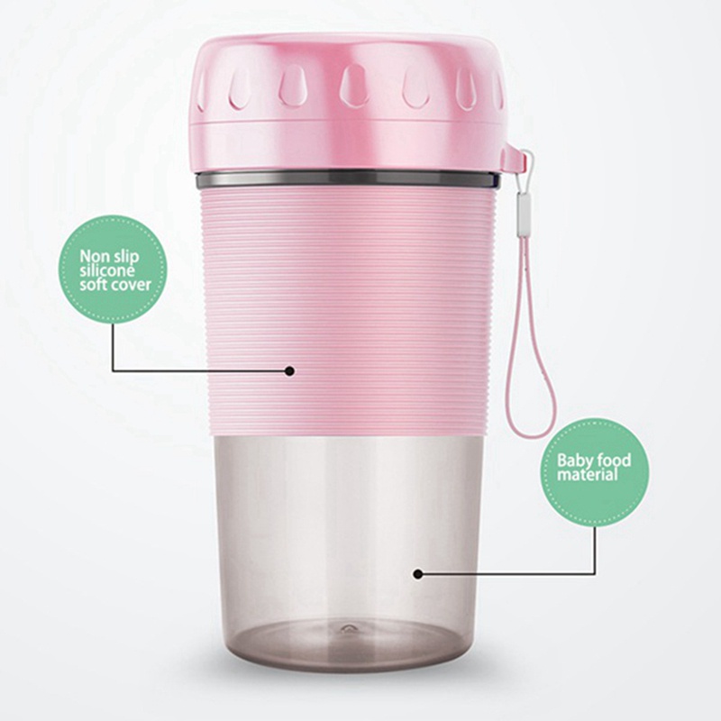 1 Bộ Máy ép trái cây Bằng Điện Có Thể Sạc Lại Bằng Cổng USB