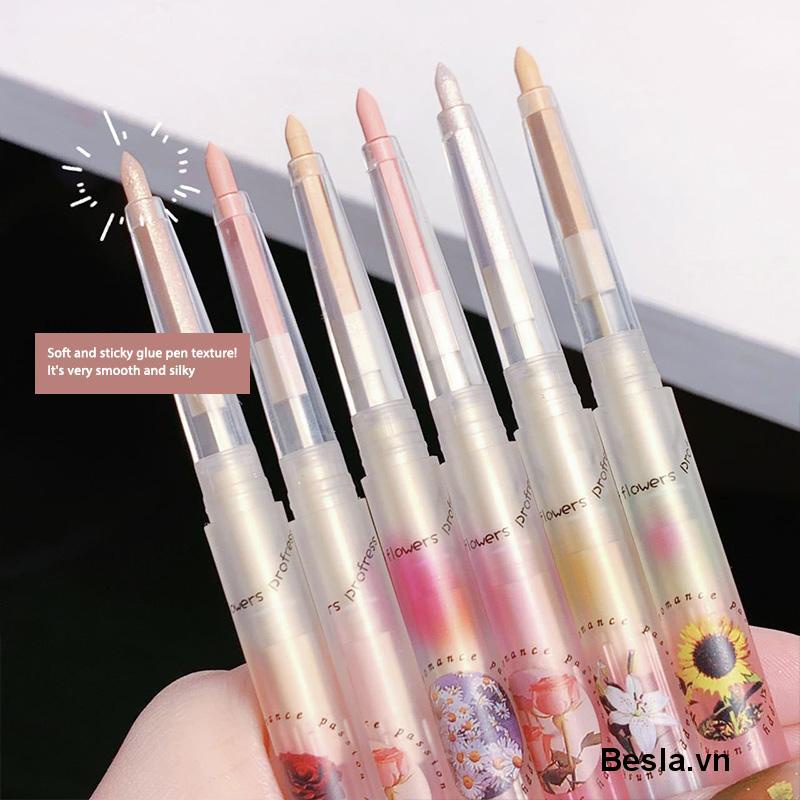 Bút Kẻ Mắt Kiêm Phấn Mắt Bắt Sáng Lấp Lánh Nhung Mịn