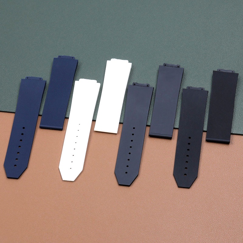 Dây Đeo Cao Su Silicon Chống Thấm Nước 25-19mm 21-15mm 19-13mm Cho Đồng Hồ HUBLOT Series Big Bang Fusion Series 036