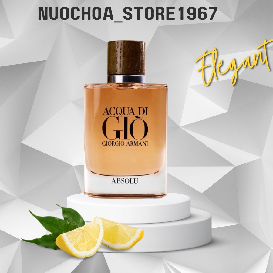 NƯỚC HOA NAM GIÒ VÀNG 100 ML