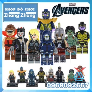 Đồ chơi Xếp hình Thane - Valkyrie - Taskmaster Skaar - Ares - Gorgon - Catwoman siêu anh hùng Minifigures POGO PG8122