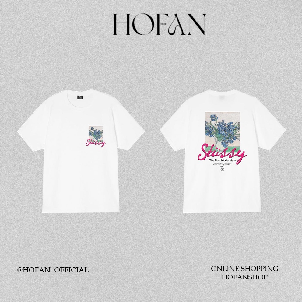 Áo thun nam nữ STUSSY MORDERNIST Cotton 100%, Form Oversize cao cấp VNXK ảnh thật