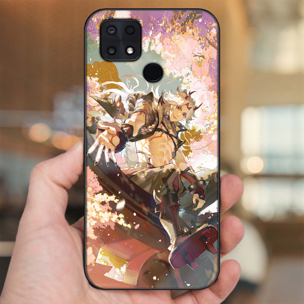 Ốp lưng Xiaomi Poco C40 viền đen in hình Arataki Itto Genshin Impact