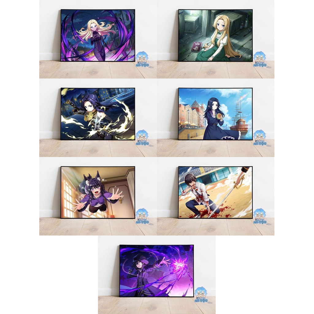 POSTER A3 cao cấp treo tường Ta Muốn Trở Thành Chúa Tể Bóng Tối (15) by 2D Tộc Shop