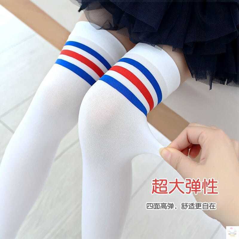 Tất Dài Qua Gối Vải Mỏng Thời Trang Xuân Hè Cho Bé Gái