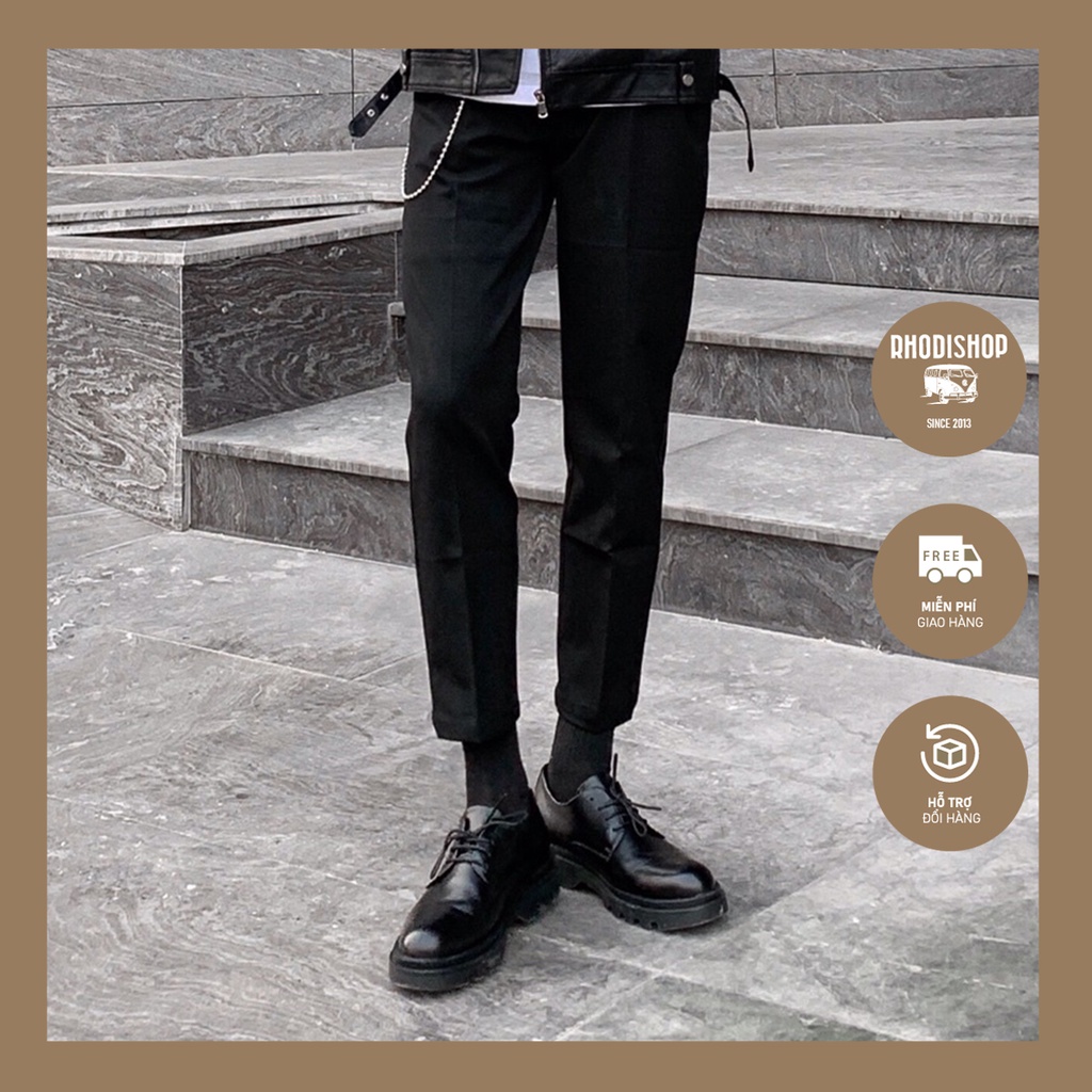 Quần Âu Nam Dáng Slimfit Kèm Xích 986 RHODISHOP