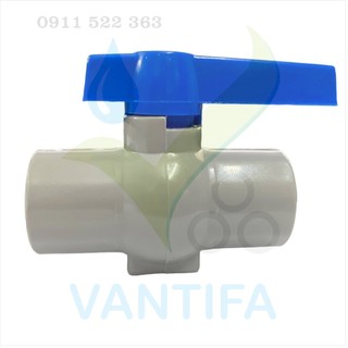 Van nhựa pvc 2 đầu ren trong 21, 27,34, 49mm............