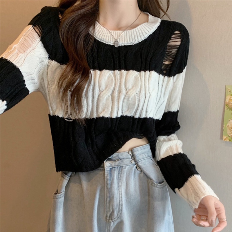 NRVP Áo Sweater Nữ Tay Dài Phong Cách Hàn Quốc Mừng Năm Mới 2023