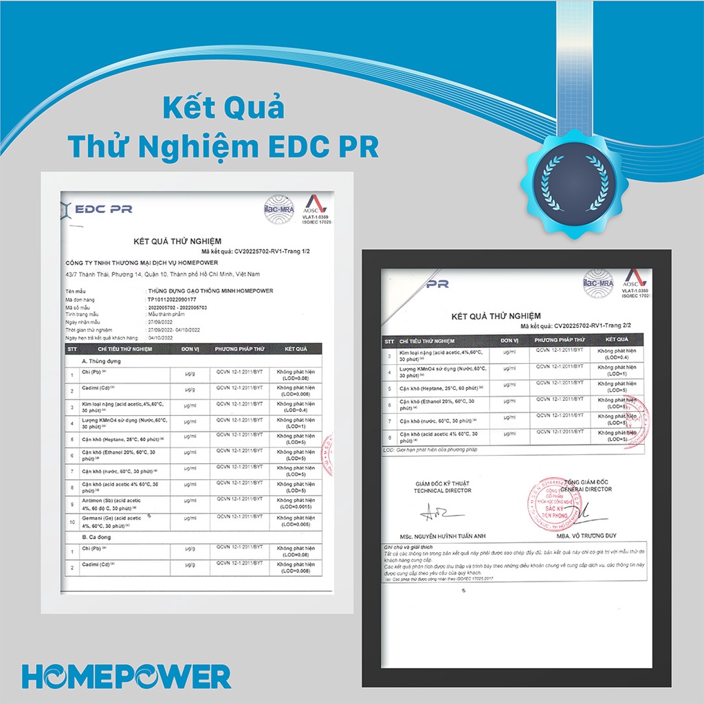 Thùng Đựng Gạo Nắp Lật Thông Minh Homepower HDG-T