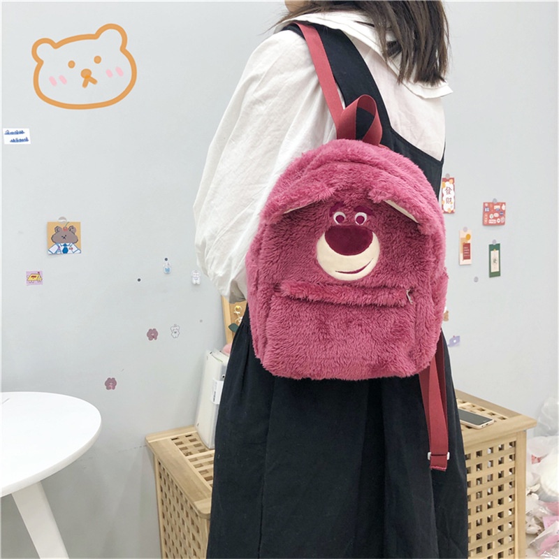 Ba Lô Gấu Bông Dễ Thương Cho Nữ