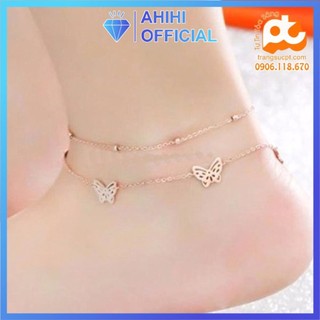 Lắc chân titan nữ giá rẻ nhất HCM không đen - TH_LC_78