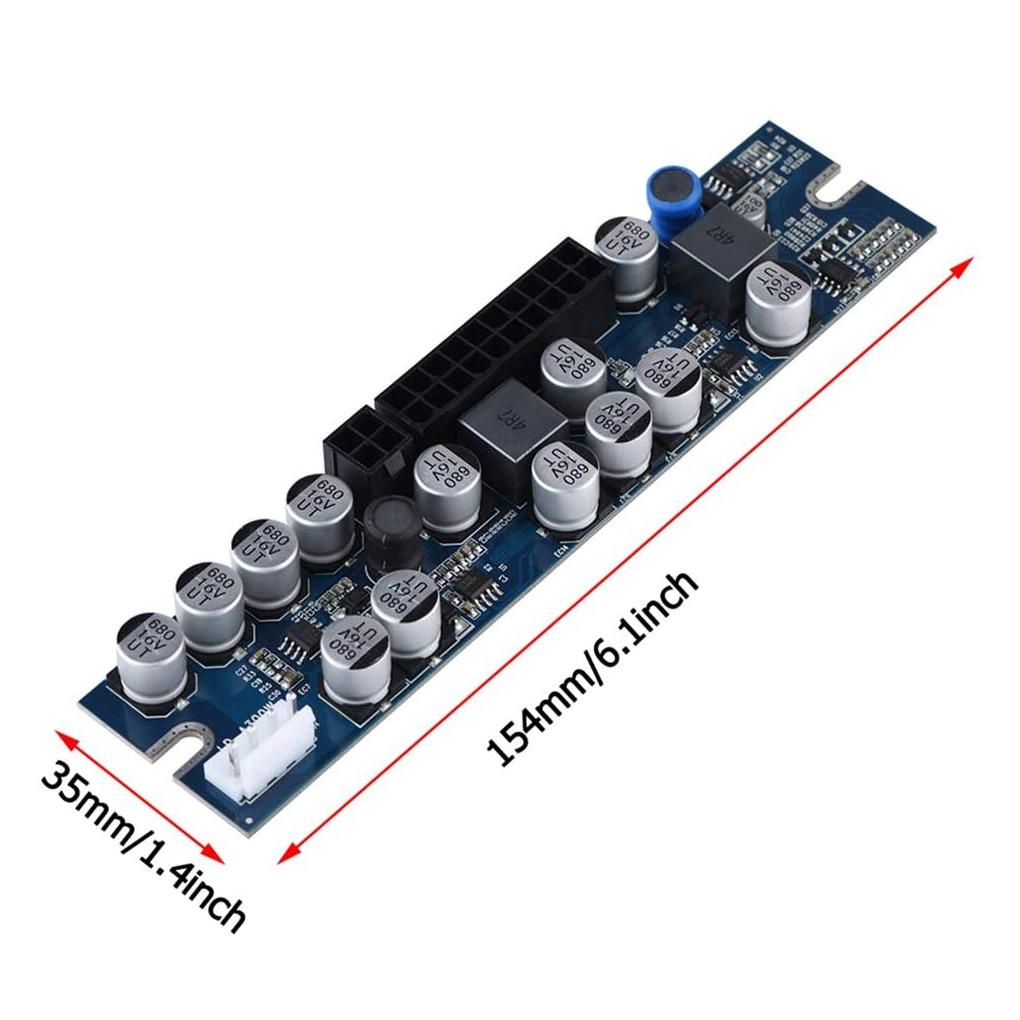 Bảng Mạch Nguồn ATX PC 12V 300W Kèm 24 Mô Đun Cung Cấp Điện