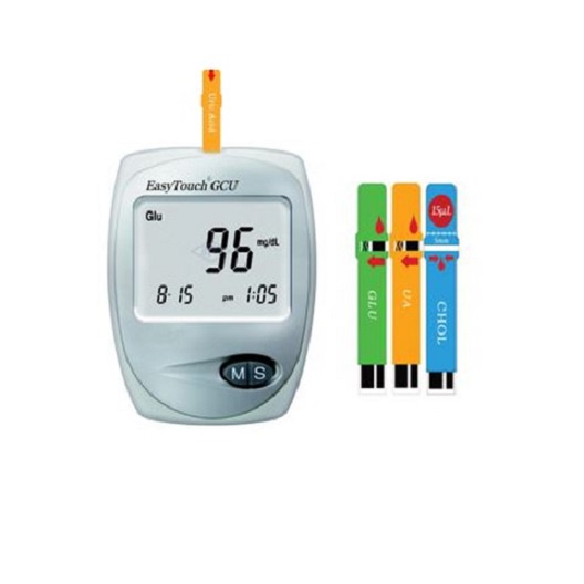 Máy Đo Đường Huyết,Mỡ Máu, Axít Uric (Gout) 3 trong 1 EasyTouch GCU hoặc phân loại que rời