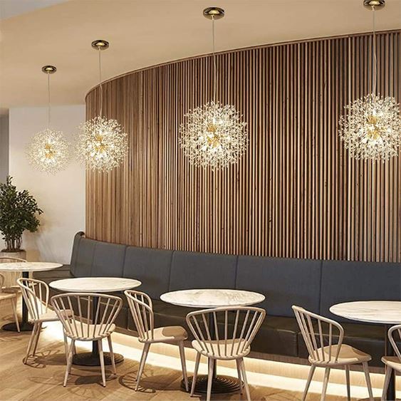 Đèn thả CARAVA hoa bồ công anh trang trí nội thất cao cấp kèm bóng led chuẩn xịn