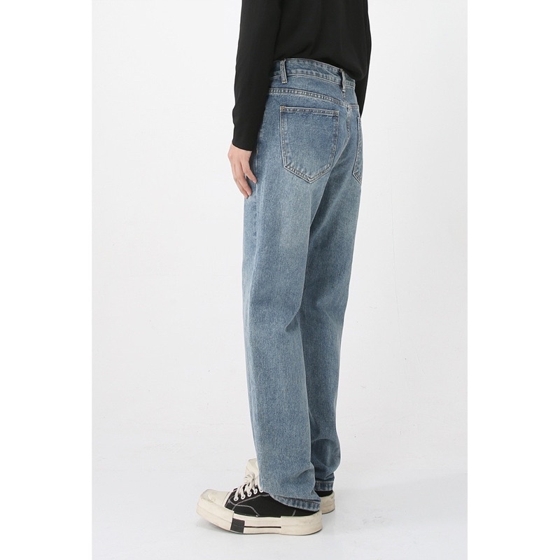 Quần jeans nam dáng regular basic Brokeboiz