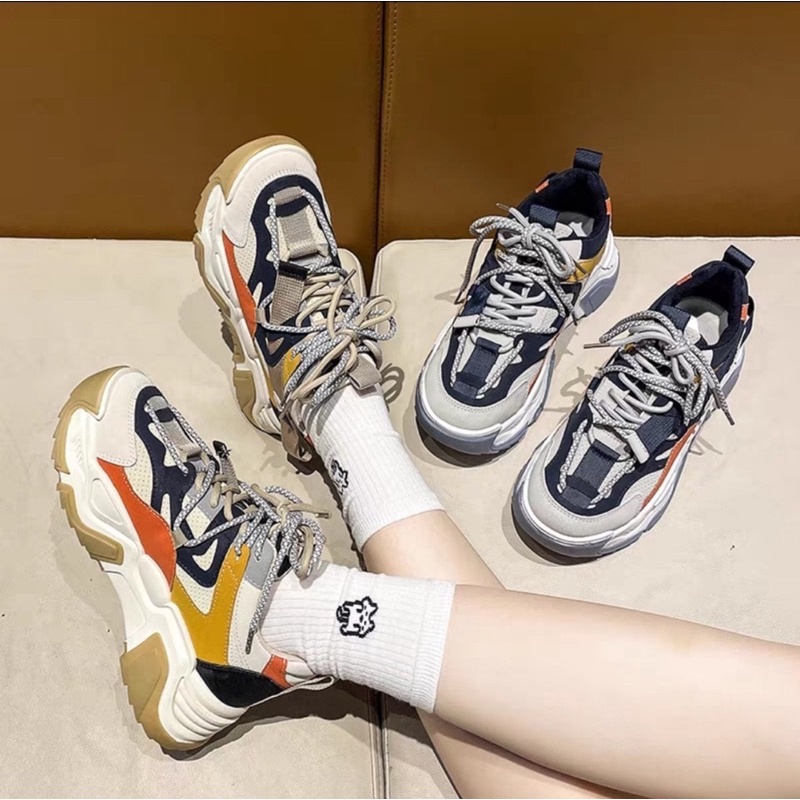 Giày thể thao nữ nâng đế hottrend năm 2022 mã