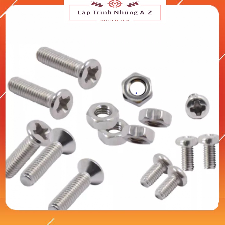 Bộ 10 Con Vít / Ốc M3 Nhiều Kích Thước