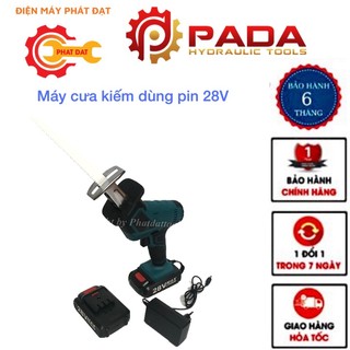 Máy cưa kiếm dùng pin 28V-2 Pin-Tặng kèm 4 lưỡi cưa