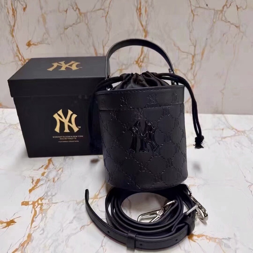 Túi MLB NY cốp Túi NY trụ đen size 13 full box + túi giấy