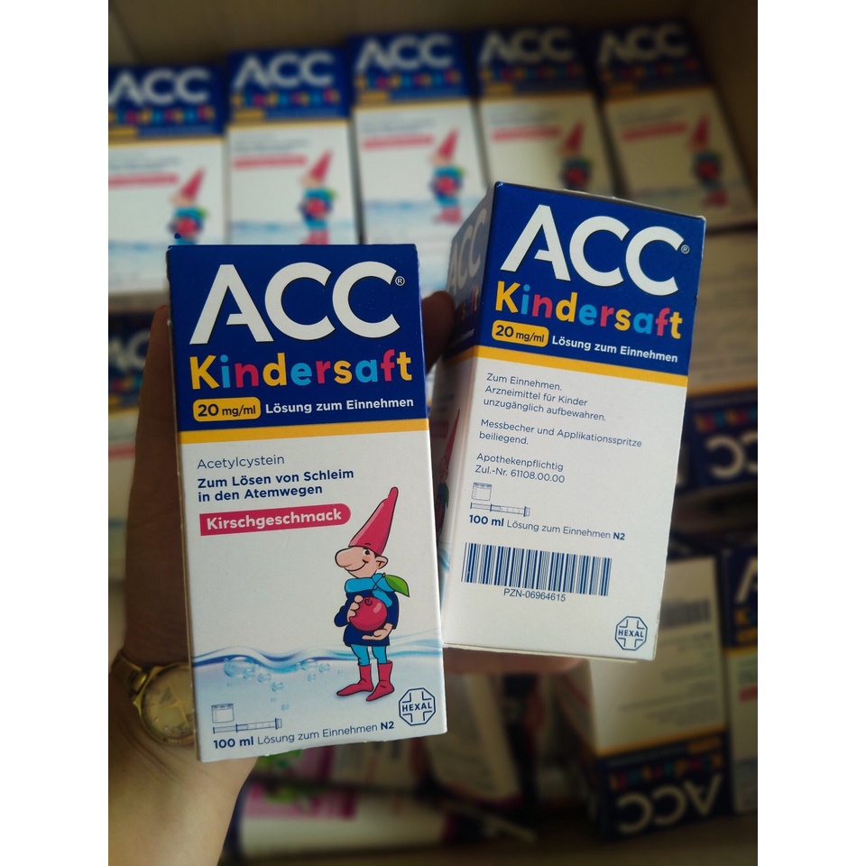Siro Acc Kindersaft Của Đức 100ml, Giảm Ho Long Đờm Cho Bé